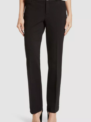 Anne Klein Straight-Leg Trousers Black 12