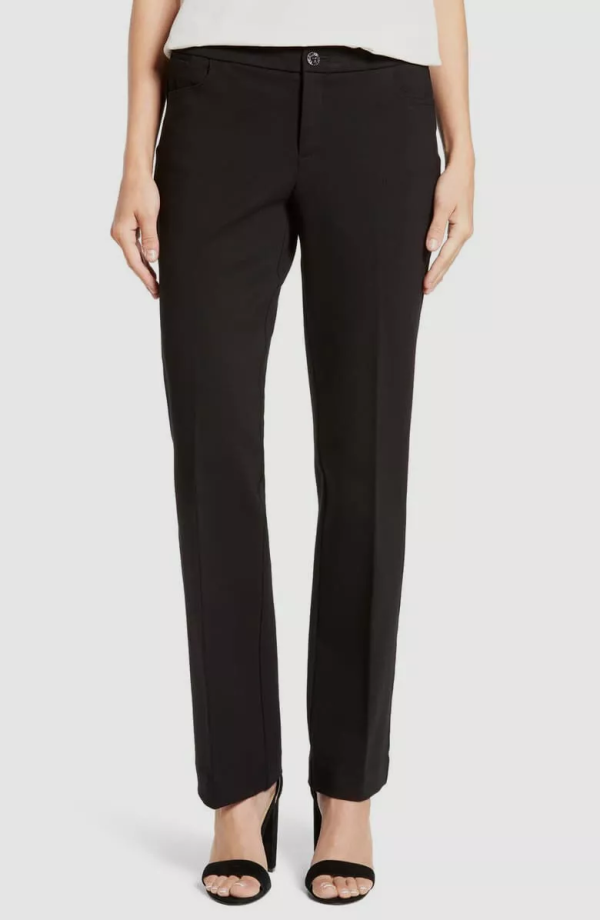 Anne Klein Straight-Leg Trousers Black 12