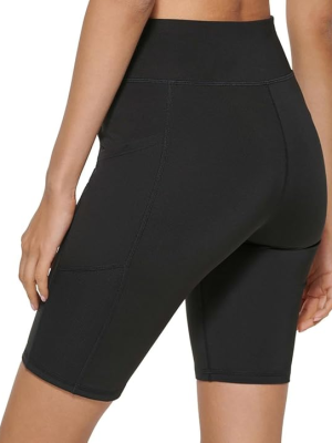 Tommy Hilfiger Womens High-Rise Compression Black XS