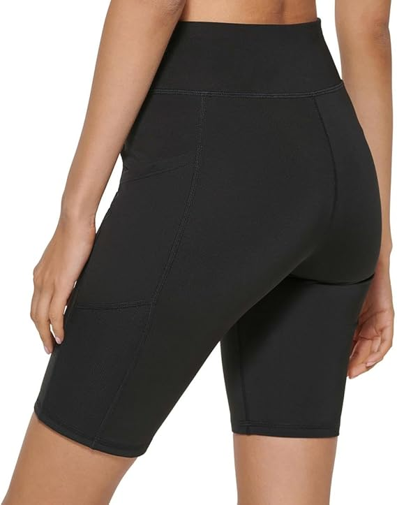 Tommy Hilfiger Womens High-Rise Compression Black XS